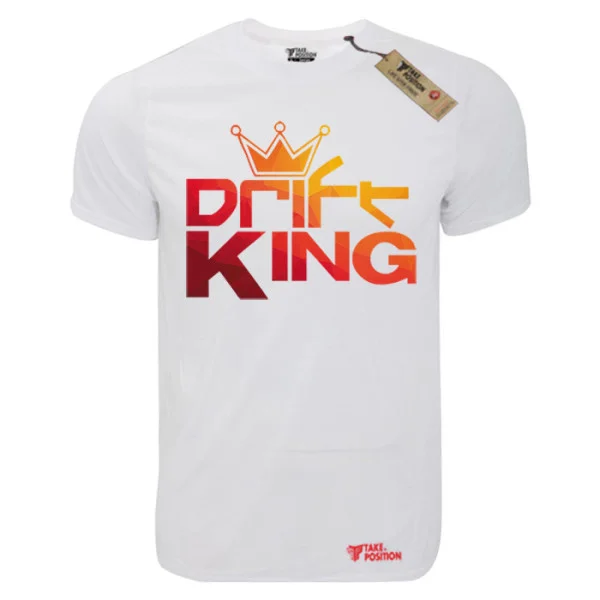 Φωτογραφία προϊόντος: TakePosition T-shirt unisex T-cool λευκό Drif King, 900-9073