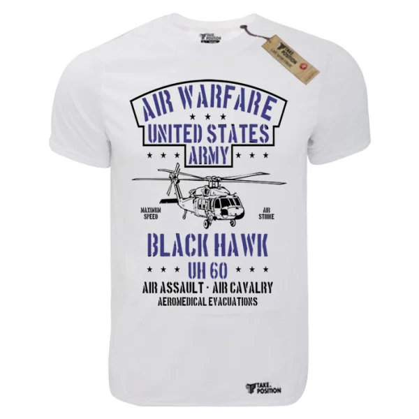 Φωτογραφία προϊόντος: T-shirt unisex Takeposition T-cool λευκό Air Warfare, 900-3500