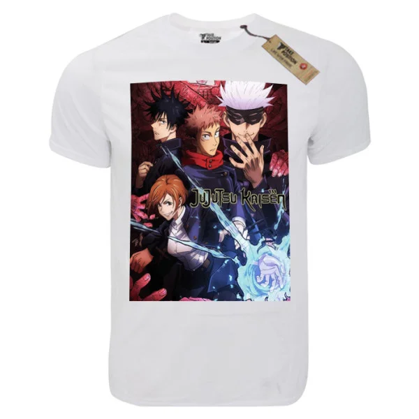 Φωτογραφία προϊόντος: T-shirt unisex Takeposition T-cool λευκό Jujutsu Kaisen, 900-1049