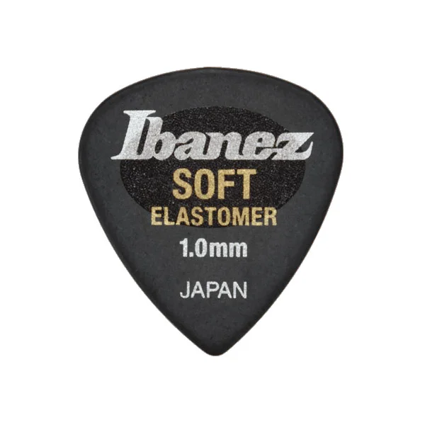 Φωτογραφία προϊόντος: Ibanez EL16ST10S-HBK Soft Elastomer Black - Πένα Short Teardrop 1.0mm
