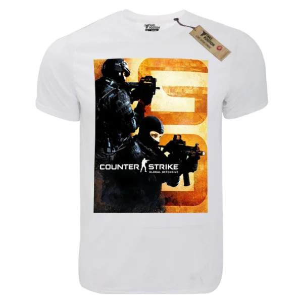 Φωτογραφία προϊόντος: T-shirt unisex Takeposition T-cool λευκό Counter Strike, 900-4546