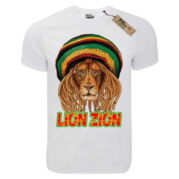 Φωτογραφία προϊόντος: TakePosition T-shirt unisex T-cool λευκό Lion Zion, 900-7671