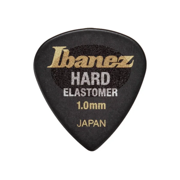 Φωτογραφία προϊόντος: Ibanez EL16HD10S-HBK Hard Elastomer Black - Πένα Short Teardrop 1.0mm