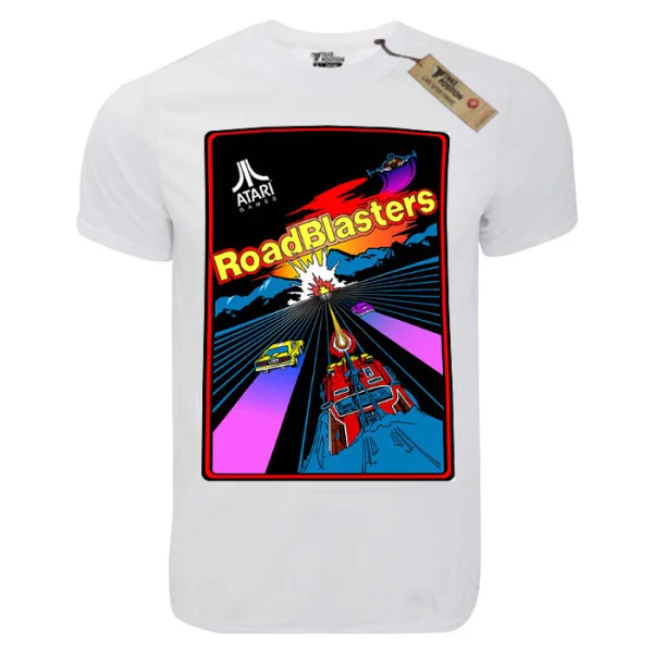 Φωτογραφία προϊόντος: T-shirt unisex Takeposition T-cool λευκό Road blasters, 900-4603