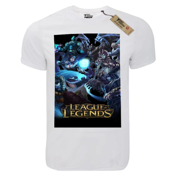 Φωτογραφία προϊόντος: T-shirt unisex Takeposition T-cool λευκό League of Legends Blue force, 900-4574