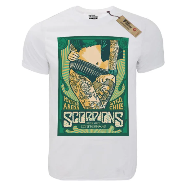 Φωτογραφία προϊόντος: T-shirt unisex Takeposition T-cool λευκό Scorpion moystar arena, Small, 900-7646-prosf