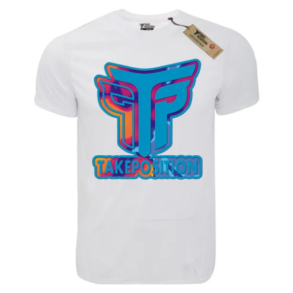 Φωτογραφία προϊόντος: TakePosition T-shirt unisex T-cool λευκό Logo, 900-0033-18