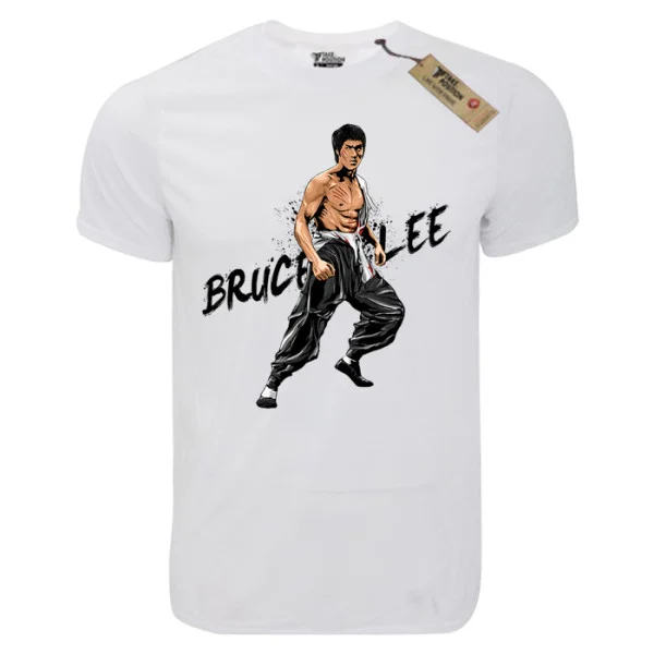 Φωτογραφία προϊόντος: T-shirt unisex Takeposition T-cool λευκό Bruce Lee 900-8510