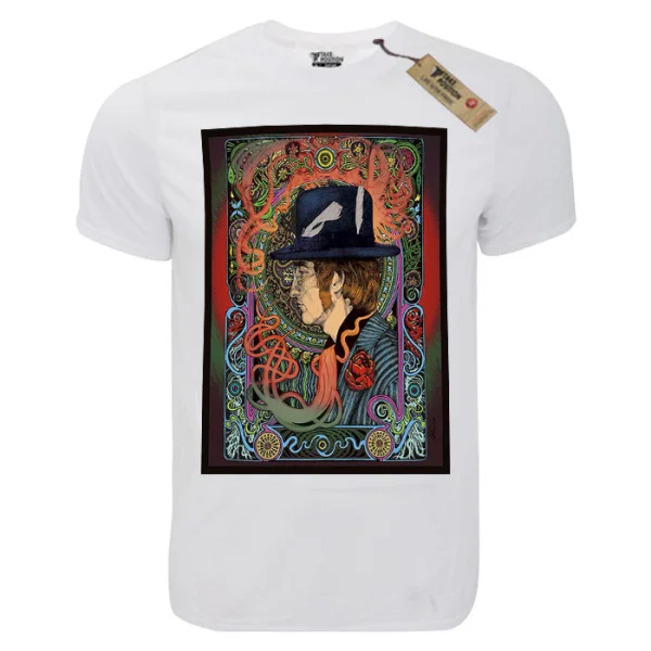 Φωτογραφία προϊόντος: T-shirt unisex Takeposition T-cool λευκό John Lennon art poster 900-7633