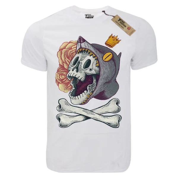 Φωτογραφία προϊόντος: T-shirt unisex Takeposition T-cool λευκό Wolf bites 900-8016