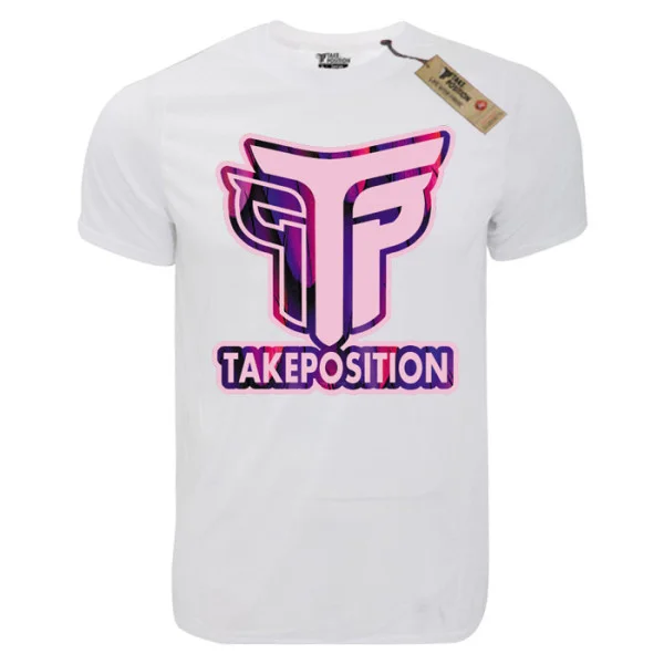 Φωτογραφία προϊόντος: TakePosition T-shirt unisex T-cool λευκό Logo, 900-0033-08