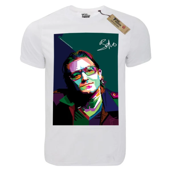 Φωτογραφία προϊόντος: T-shirt unisex Takeposition T-cool λευκό U2 BONO, 900-7642