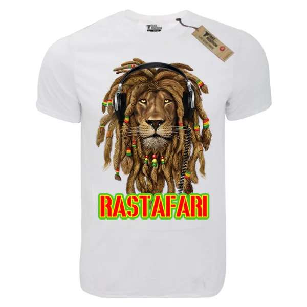 Φωτογραφία προϊόντος: TakePosition T-shirt unisex T-cool λευκό Rastafari, 900-7670