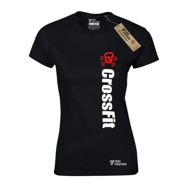 Φωτογραφία προϊόντος: T-SHIRT ΓΥΝΑΙΚΕΙΟ TAKEPOSITION, CROSSFIT PRIDE , σε ΜΑΥΡΟ/ SMALL, 504-5506-prosf