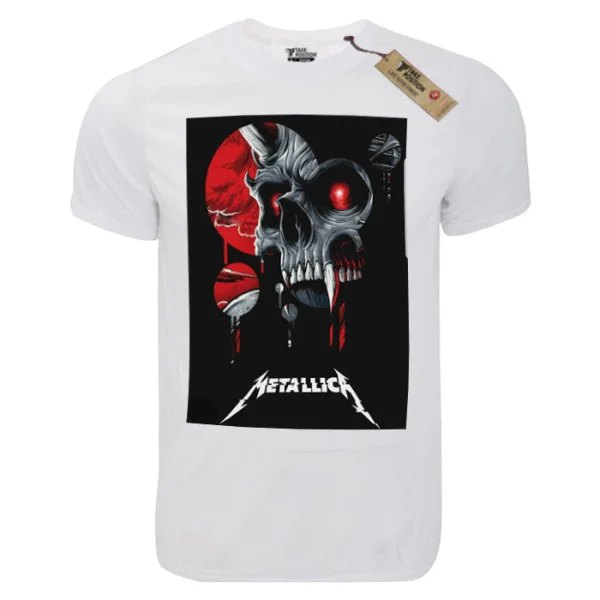 Φωτογραφία προϊόντος: T-shirt unisex Takeposition T-cool λευκό Metallica be Ware, 900-7546