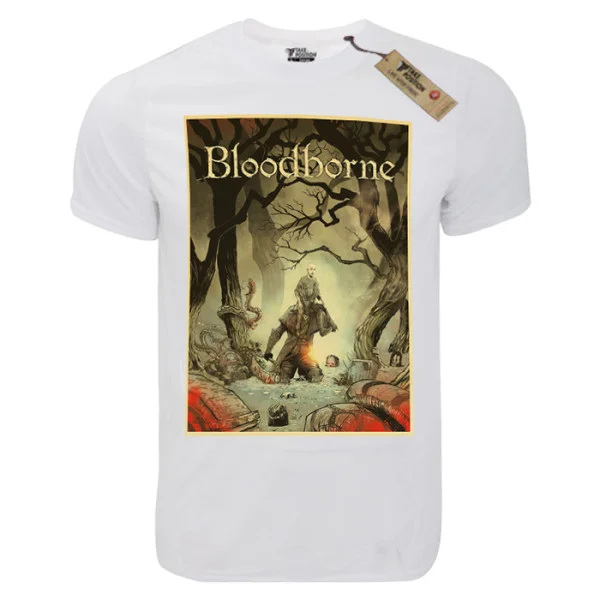 Φωτογραφία προϊόντος: T-shirt unisex Takeposition T-cool λευκό Bloodburne Poster, 900-4541