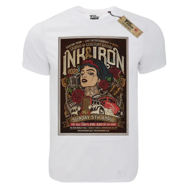 Φωτογραφία προϊόντος: T-shirt unisex Takeposition T-cool λευκό Ink and Iron 900-8011