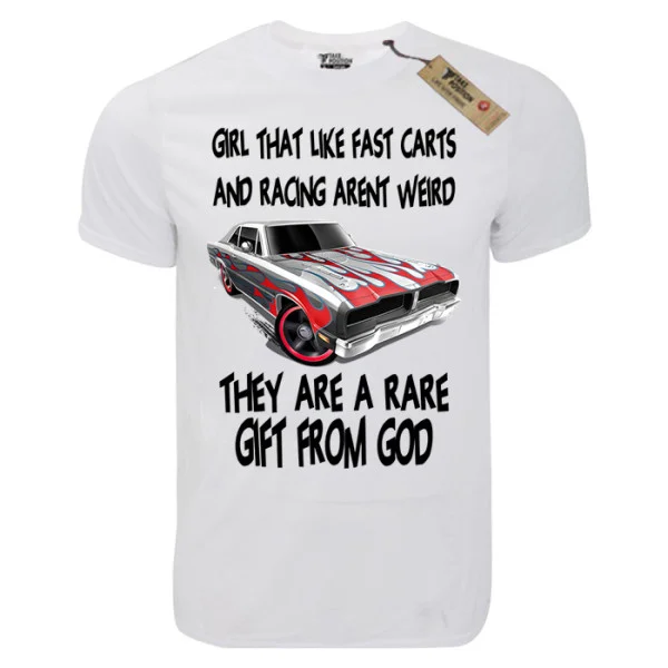 Φωτογραφία προϊόντος: TakePosition T-shirt unisex T-cool λευκό Girl is a Gift, 900-9020