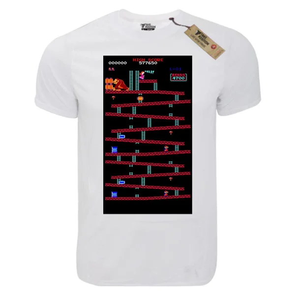 Φωτογραφία προϊόντος: T-shirt unisex Takeposition T-cool λευκό Donkey kong, 900-4556