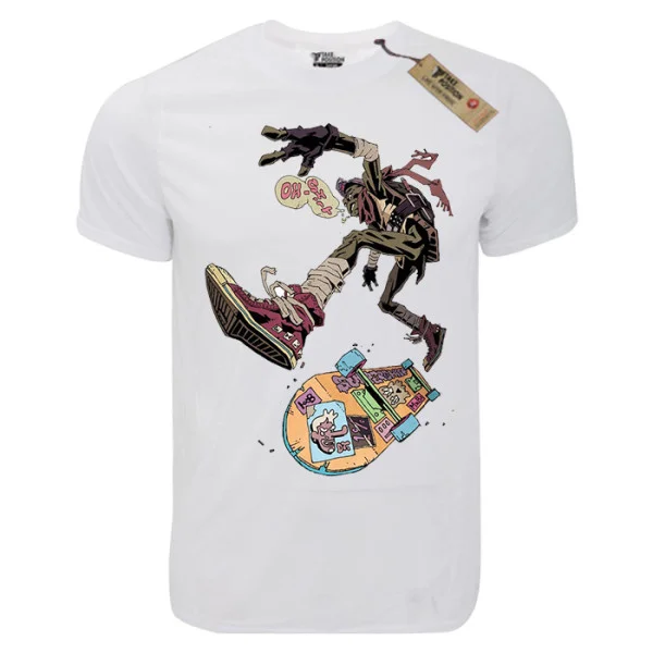 Φωτογραφία προϊόντος: T-shirt unisex Takeposition T-cool λευκό Scateboard problem, 900-1518