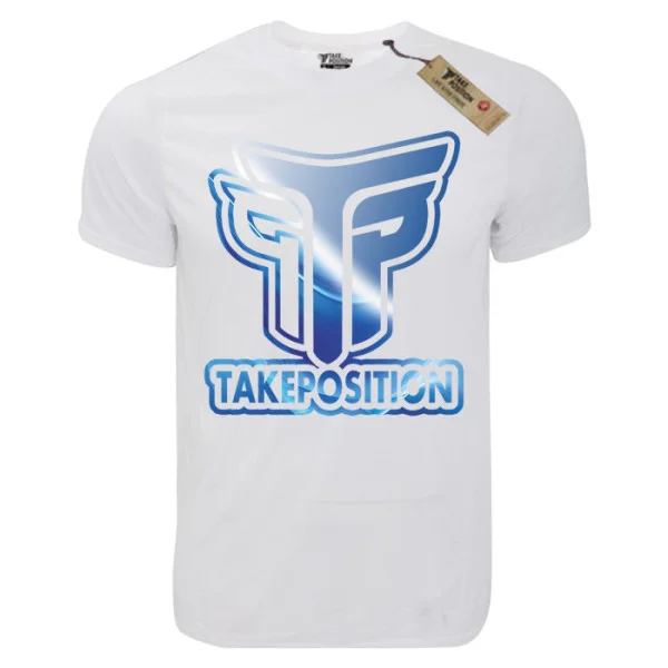Φωτογραφία προϊόντος: TakePosition T-shirt unisex T-cool λευκό Logo, 900-0032-20