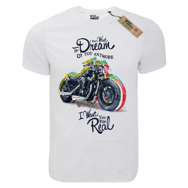 Φωτογραφία προϊόντος: TakePosition T-shirt unisex T-cool λευκό No Dream, 900-9013