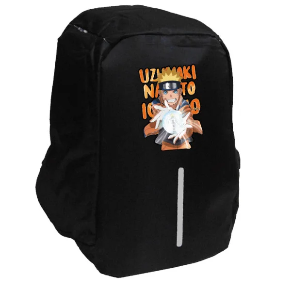 Φωτογραφία προϊόντος: Takeposition Anime Naruto Energy Ball Σχολική τσάντα Razor 1κεντρική θέση Rpet 600D 44Y x 34Μ x 10Π, Μαύρο, 973-1329-02