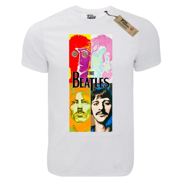 Φωτογραφία προϊόντος: T-shirt unisex Takeposition T-cool λευκό The Beatles poster, 900-7652