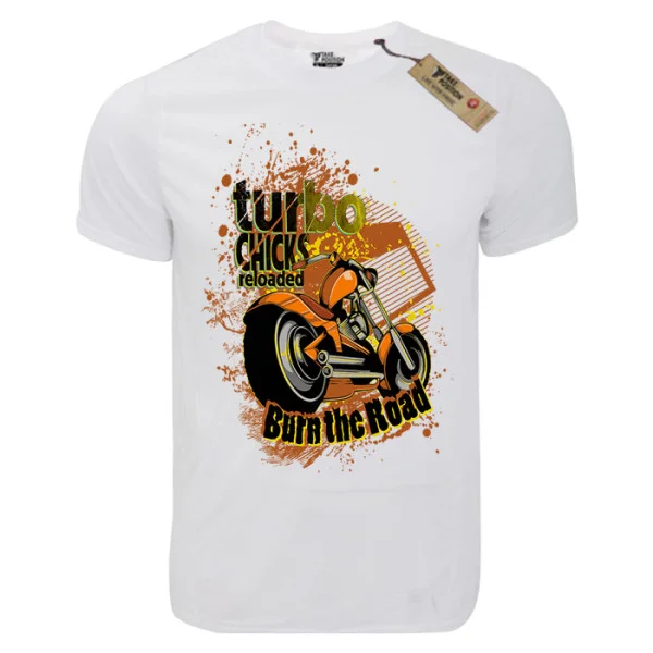 Φωτογραφία προϊόντος: T-shirt unisex Takeposition T-cool λευκό Turbo chics, 900-9006
