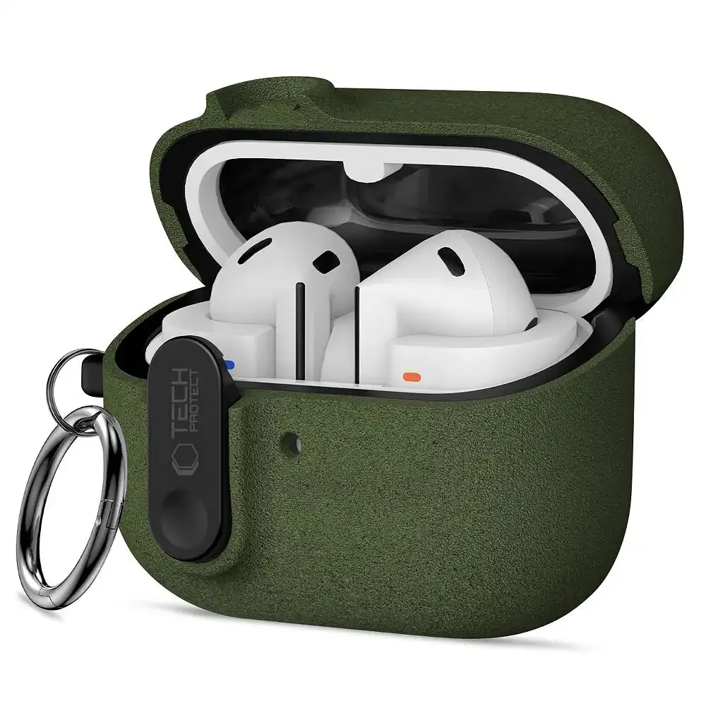 Φωτογραφία προϊόντος: Tech-Protect Θήκη Slim Hook Samsung Galaxy Buds 3 / 3 FE / 3 Pro Olive Green