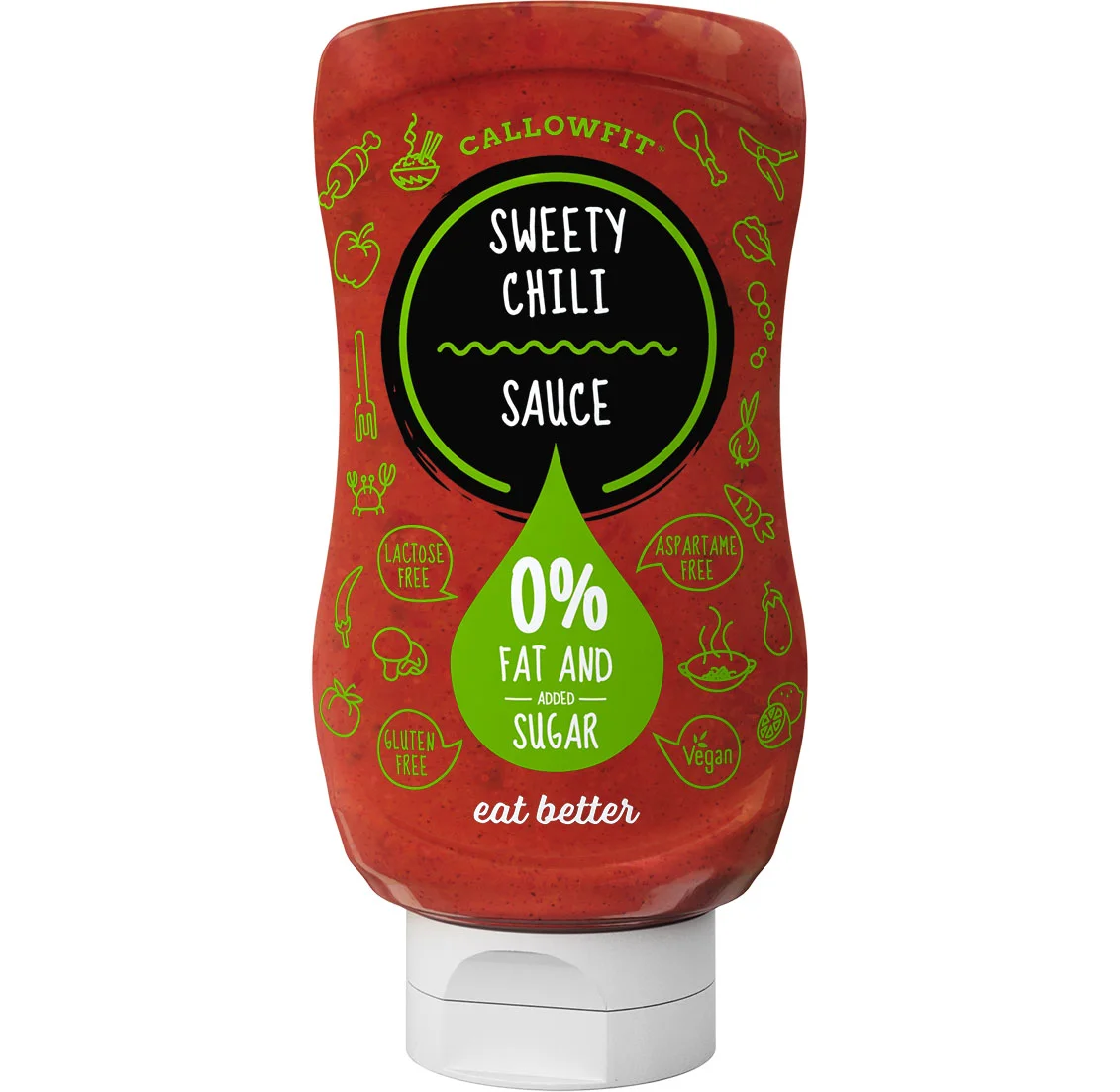 Φωτογραφία προϊόντος: Sweety Chili Sauce χωρίς ζάχαρη Callowfit 300ml