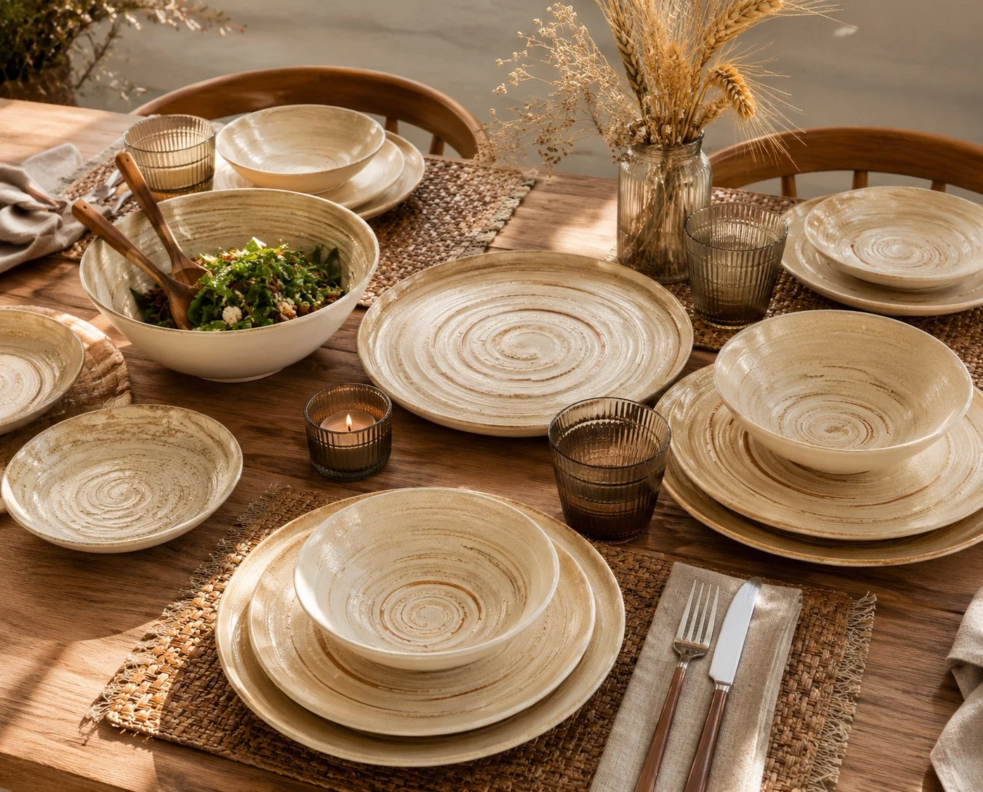 Φωτογραφία προϊόντος: HOME FASHION ACCESSORIES HFA Σερβίτσιο Φαγητού Πορσελάνης Arabesque Σετ 20Τμχ.