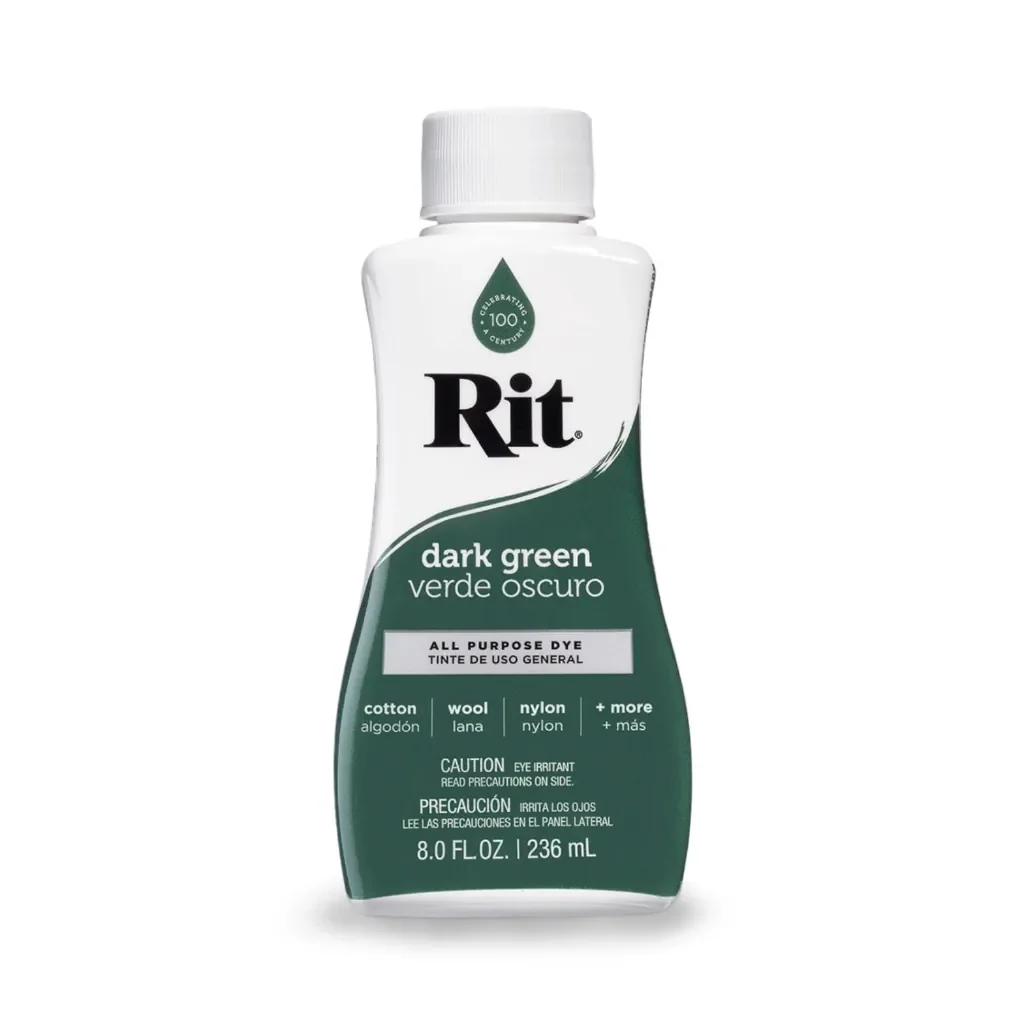 Φωτογραφία προϊόντος: RIT DYE Liquid All-Purpose Βαφή Υφασμάτων – Dark Green 236ml