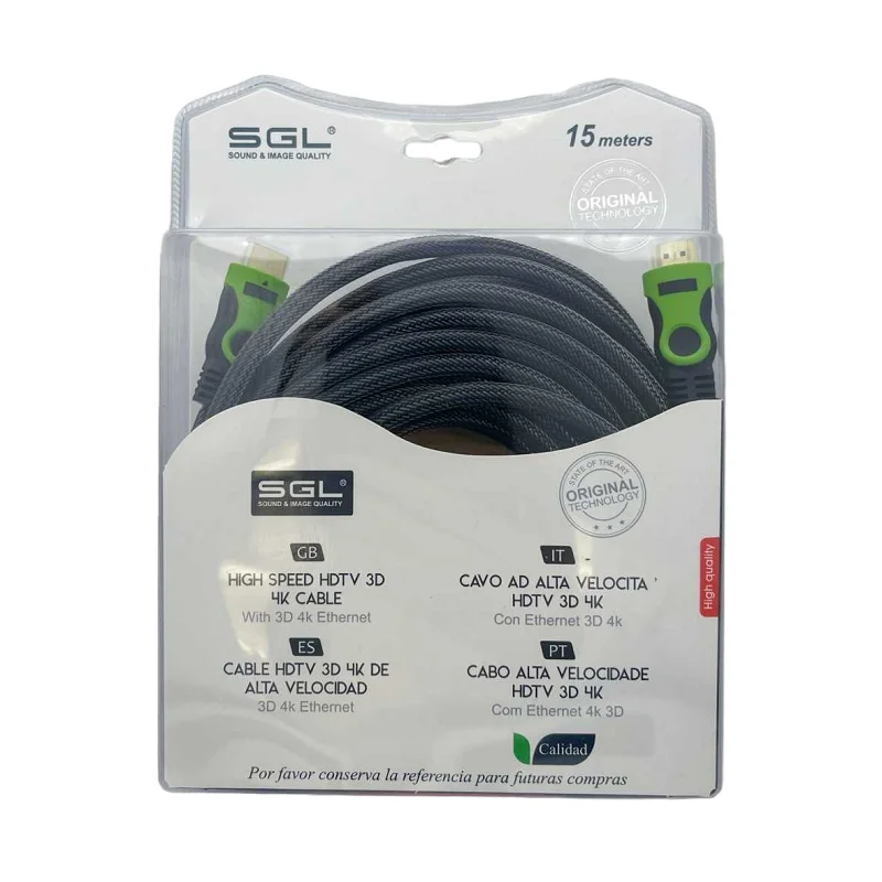 Φωτογραφία προϊόντος: SGL Καλώδιο HDMI - B1593 - 2V - Male/Male - 15m - 094922