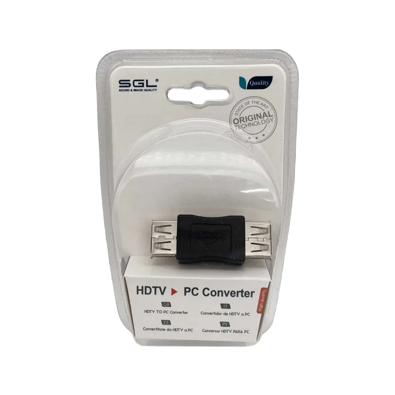 Φωτογραφία προϊόντος: Tradesor Αντάπτορας USB 2.0 - Female/Female - T-8S - 098340