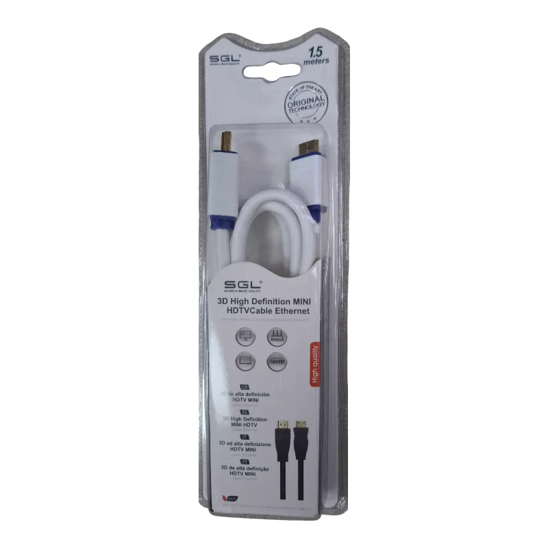 Φωτογραφία προϊόντος: SGL Καλώδιο HDMI σε Mini HDMI - Male/Male - 1592AB - 1.5m - 095165