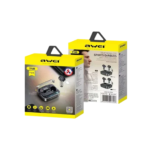 Φωτογραφία προϊόντος: Ασύρματα ακουστικά Bluetooth με θήκη φόρτισης - T58 - Awei - 888766