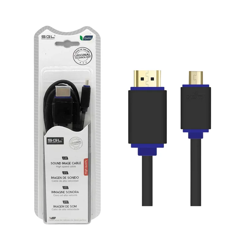Φωτογραφία προϊόντος: SGL Καλώδιο HDMI σε Micro HDMI - A1592S - 1.5m - 095547
