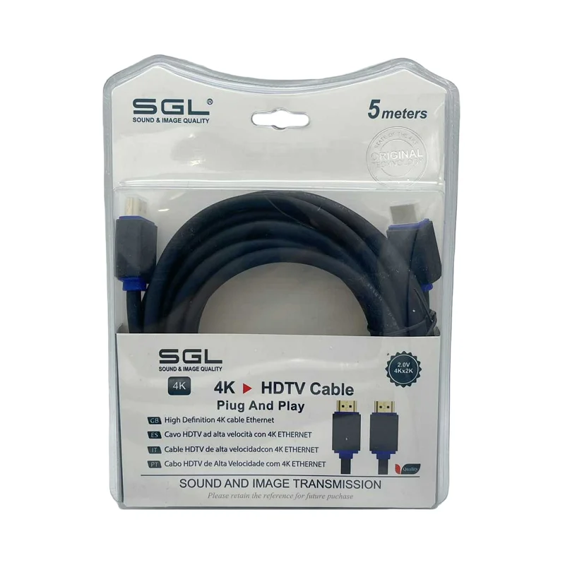 Φωτογραφία προϊόντος: SGL Καλώδιο HDMI - 1592 - Male/Male - 5m - 094724