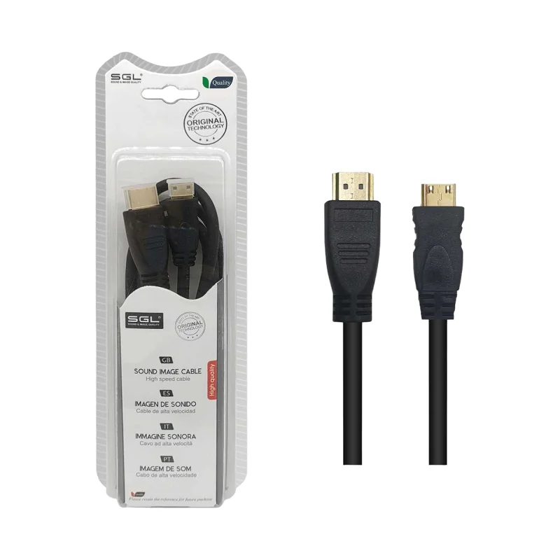 Φωτογραφία προϊόντος: SGL Καλώδιο HDMI σε Mini HDMI - Male/Male - 1592AB - 3m - 095172