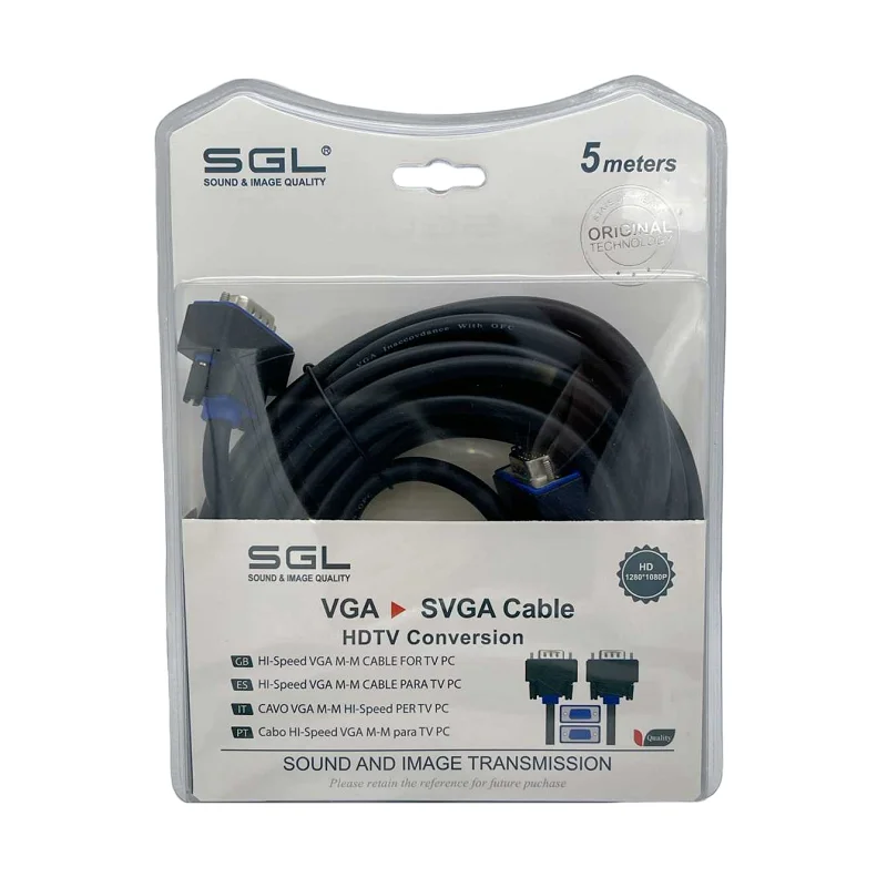 Φωτογραφία προϊόντος: SGL Καλώδιο VGA - A550BB - 5m - 095745