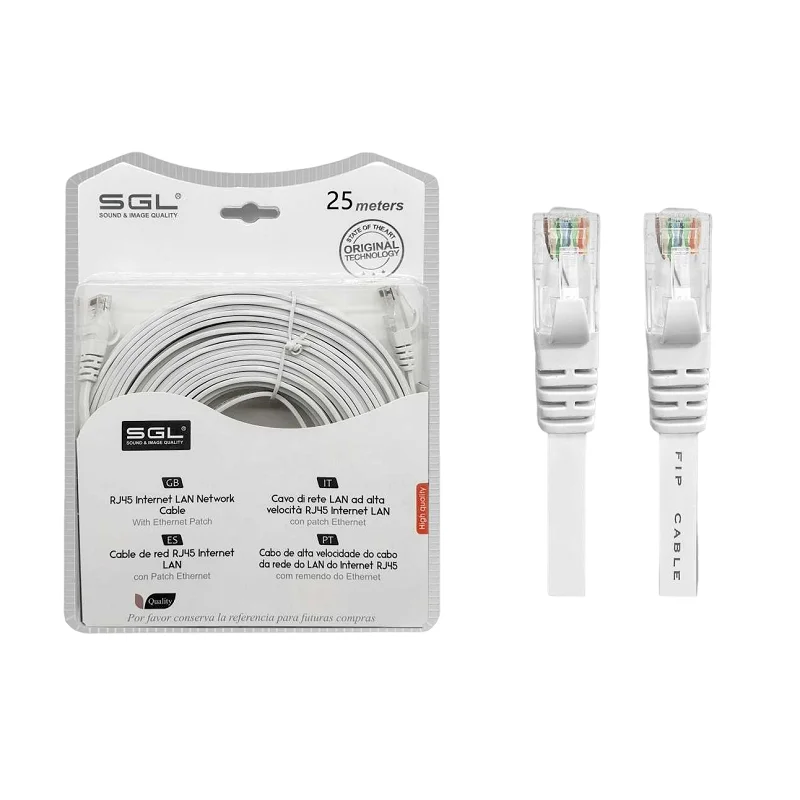 Φωτογραφία προϊόντος: SGL Καλώδιο δικτύου Ethernet - Πλακέ - A8P8C - 5m - 096421