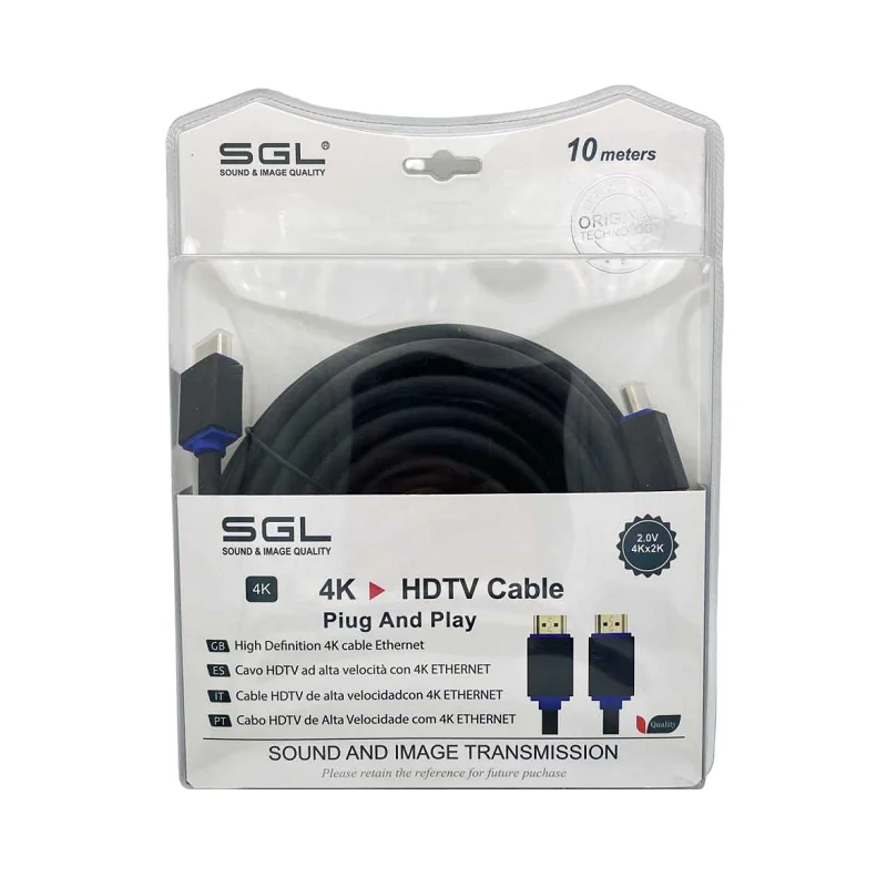 Φωτογραφία προϊόντος: SGL Καλώδιο HDMI - D1592 - High Speed 2.0V - 10m - 094861