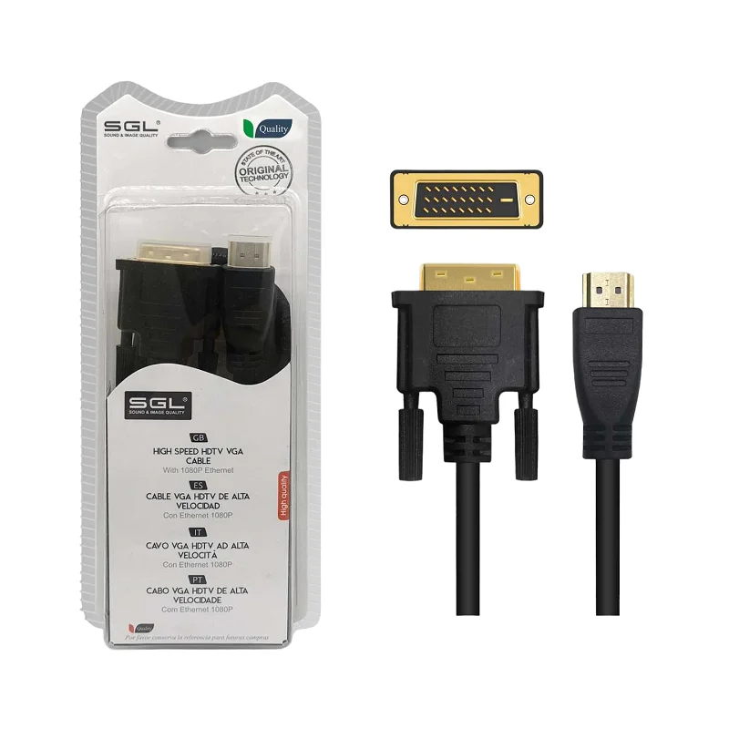 Φωτογραφία προϊόντος: SGL Καλώδιο DVI σε HDMI - 1595 - 3m - 094991