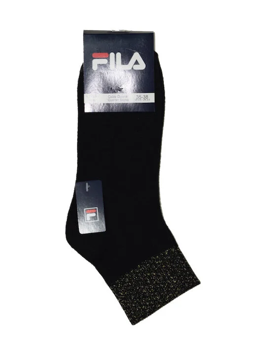 Φωτογραφία προϊόντος: Fila Κάλτσες Εφηβικές Γυναικείες Με Lurex Λεπτομέρεια Κωδ. F3252D Μαύρο