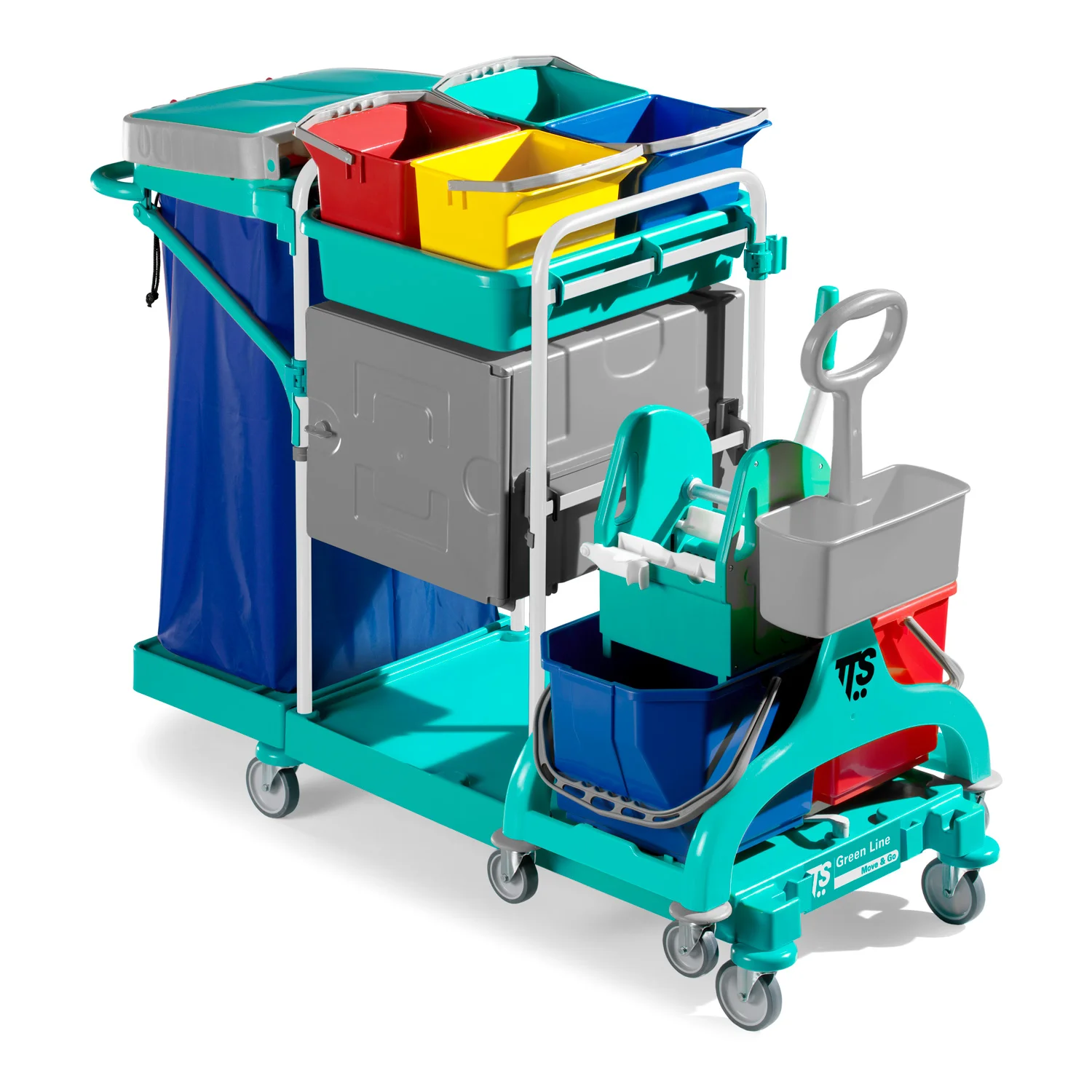 Φωτογραφία προϊόντος: TTS Cleaning TTS Green 530 Καρότσι Καθαρισμού