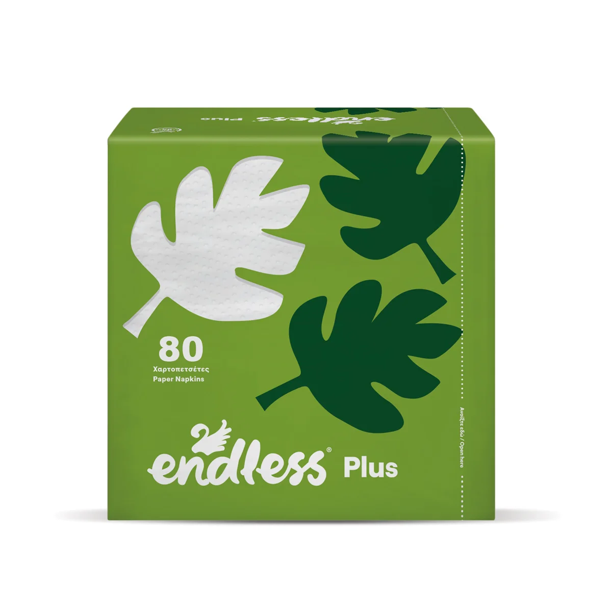 Φωτογραφία προϊόντος: Endless Plus Χαρτοπετσέτες 30x30 (80τμχ)