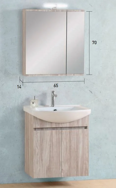 Φωτογραφία προϊόντος: PRO BAGNO Έπιπλο Μπάνιου 956A MATRIX W24 σετ