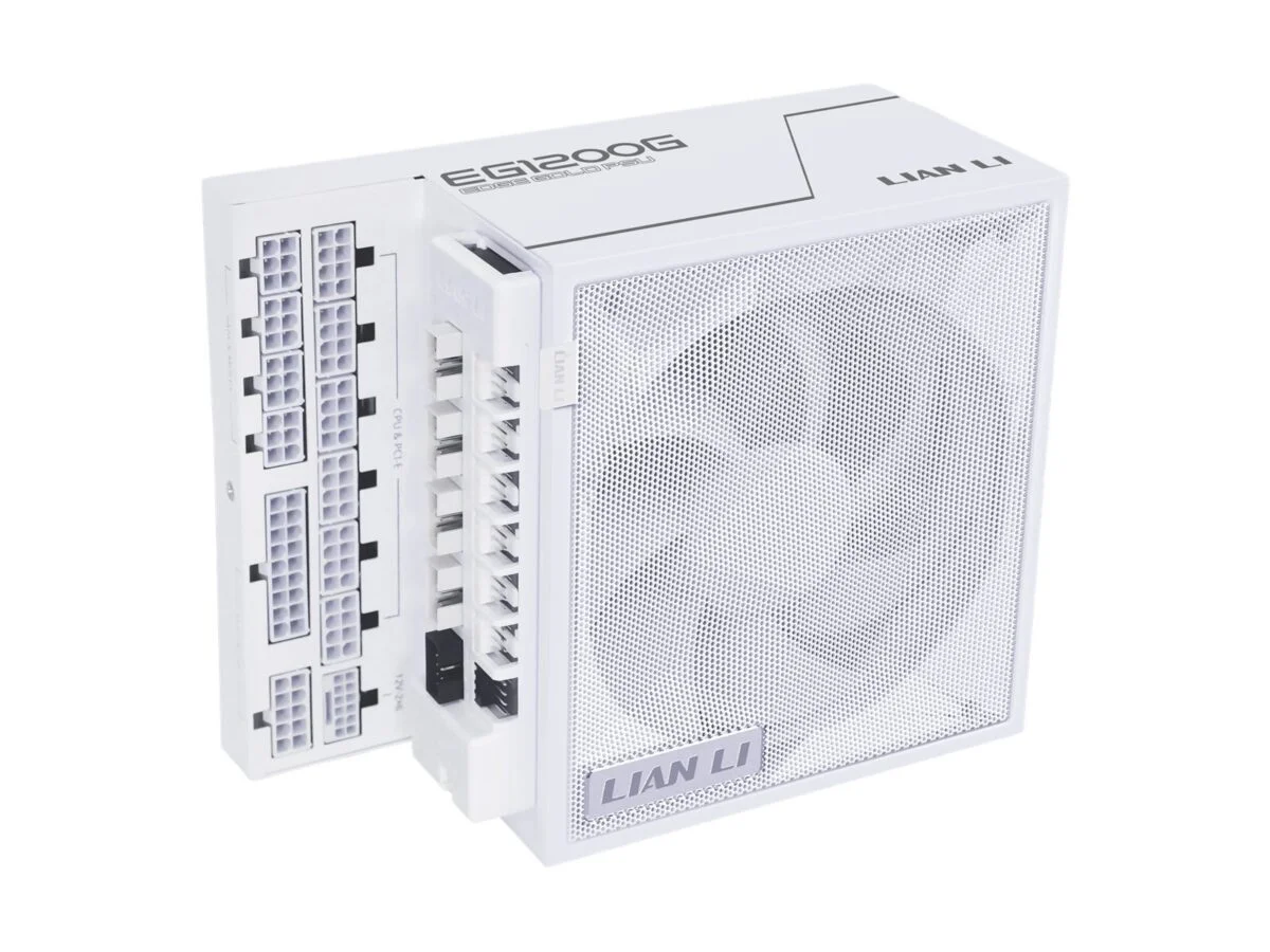 Φωτογραφία προϊόντος: Lian Li Edge 1200W White 80+ Gold (with USB HUB), Fully Modular ATX PSU