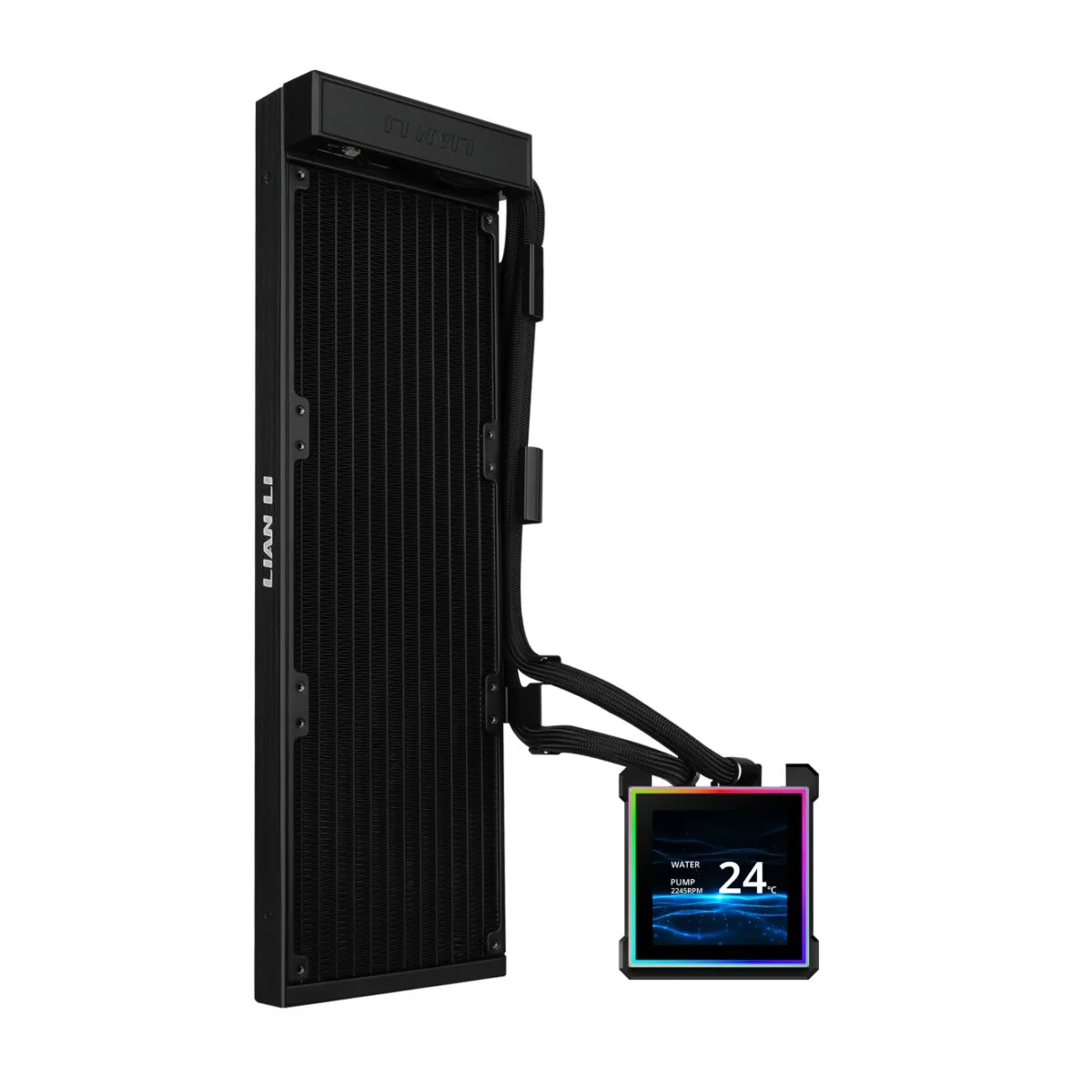 Φωτογραφία προϊόντος: Lian Li Hydroshift II LCD-S 360N Black - Fanless AIO CPU Cooler - 3.4" Screen - 1851/1700, AM5/AM4